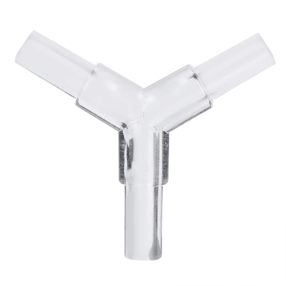 20pcs Aquarium Air Tubing Connector Transparent 3 Way Y Shape Tee Connector Fish Tank Air Valve Connector Air Pump Accessories