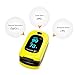 Kingta Finger Pulse Oximeter Generation 2 Blood Oxygen Saturation Monitor with Prevent Water Splash,Prevent Fall,Prevent Movement Design,Not for Medical Use(Generation 2)
