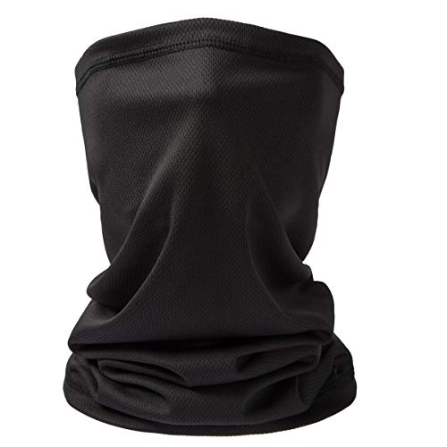 Sun UV Protection Mask,Neck Gaiter,Magic Face Mask Scarf,Dust Bandana Balaclava,Fishing Hiking Cycling Mask for Men Women Black - Thumbnail 7