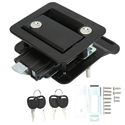 Tbest RV Entrance Door Lock with Built-in Deadbolt Durable Aluminum Alloy for Camper, Motorhome, and Travel Trailer Sturdy Construction
