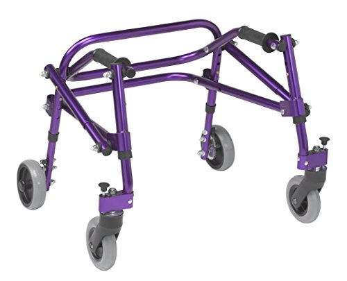 Inspired by Drive Nimbo 2G Lightweight Posterior Walker, Wizard Purple, Extra Small