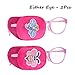 Astropic 2Pcs Eye Patches for Kids Girls Boys Eye Patch for Glasses Medical Patches for Adults Children with Lazy Eye Amblyopia Strabismus and After Surgery (Either Eye, Butterfly & Dragonfly)