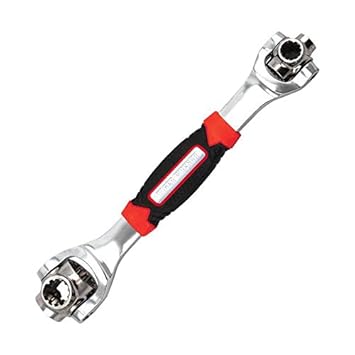 Saleshop365 48 in 1 Socket Wrench Multifunction Universal Tool with Spline Bolts 360 Degree Revolving Spanner