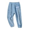 WEXCV Babybroek, kinderen, uniseks, jongens en meisjes, broek, sportbroek, broek, winterbroek, dik, warm, effen, pluche…
