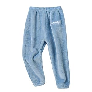 WEXCV Babybroek, kinderen, uniseks, jongens en meisjes, broek, sportbroek, broek, winterbroek, dik, warm, effen, pluche…