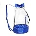 Magicbags Clear Drawstring Bucket Bag - Large Capacity Transparent Shoulder Bag,Perfect Waterproof Outdoor Clear Crossbody Backpack for Beach Travel,Yoga Fitness,School and Stadium