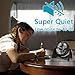 OPOLAR Super Quiet Desk USB Fan, Maximal 40db, Perfect Table Fan, Small Size, 2 Speeds, 360° Rotating Free Adjustment Personal Fan for Home,Office and Dorm-White