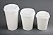 Nafger Sales 100 Paper Coffee Cup/Disposable Hot Cup, 10 oz, White with 100 Cappuccino Lids