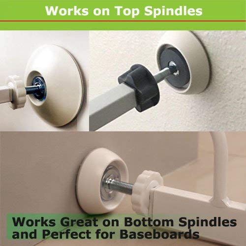 Pack Wall Cups for Baby Gates, Wall Protection Guard Saver