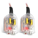 Nowkont 2 PCS Car Speaker Audio Output