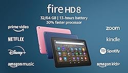 Amazon Fire HD 8 tablet, 8” HD