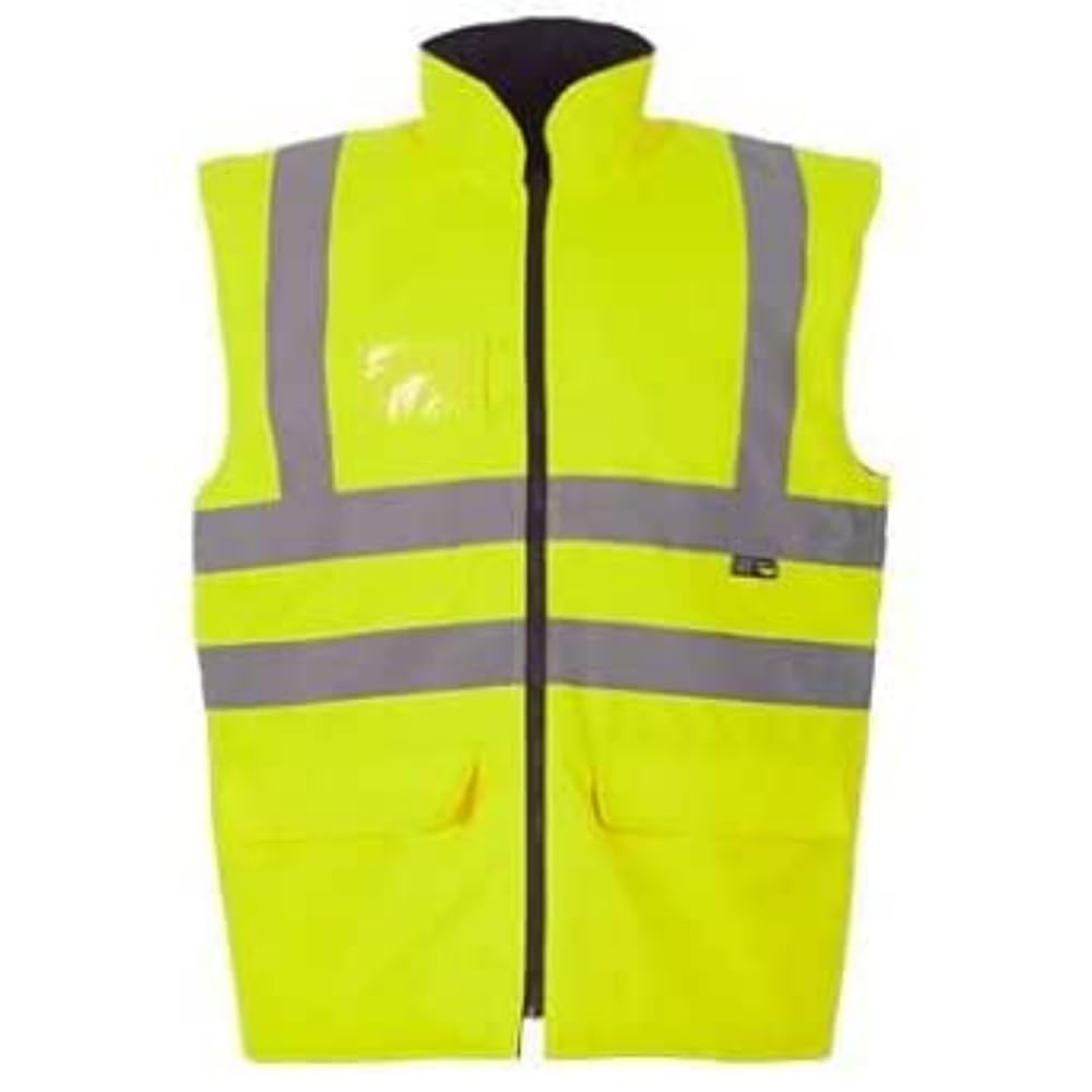 Supertouch 36644 Interactive Hi Vis Body warmer, X-Large, Yellow