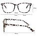 livho Oversized 99% Blue Light Glasses for Woman - Rectangle Fashion Glasses for Computer, Chic Preppy Frame - Anti Eyestrain