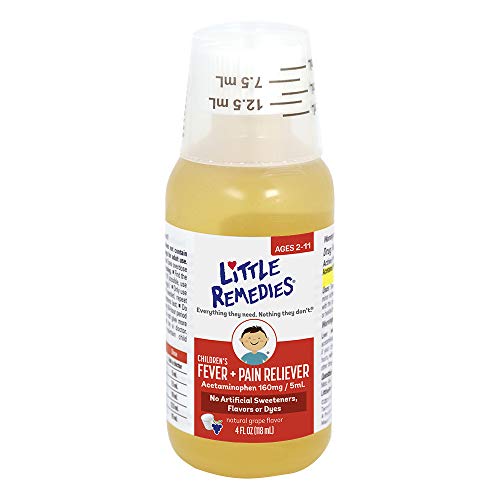 Little Remedies  Children's Fever & Pain Reliever | Grape  | 4 FL OZ | 2 Pack - Thumbnail 3