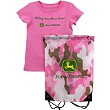 John Deere Girls Pink T-Shirt Rucksack SQ2952P