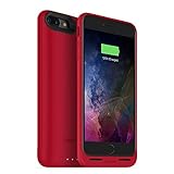 mophie juice pack wireless  - Charge Force Wireless Power - Wireless Charging Protective Battery Pack Case for iPhone 7 Plus – Red (Certified Refurbished)