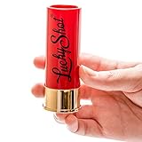 Lucky Shot 12 Gauge Bullet Shotgun Shell Shot Glasses Set of 4