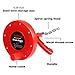Drain Snake,LEShop Drain Auger Great Drain Clog Remover Use for Plumbing Snake Pipe Cleaner,Sewer/Bathtub Drain/Kitchen Sink Cleaner (Red)