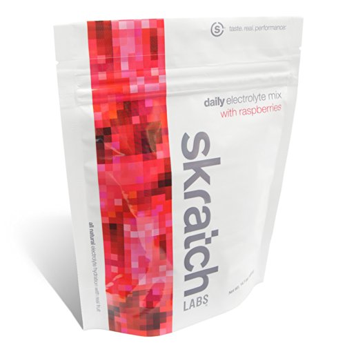 Skratch Labs Daily Electrolyte Mix Raspberries Resealable Bag