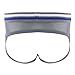 YiZYiF Men's Underwear Mesh Open Butt Briefs Jockstrap Bikinis Panty Grey Medium