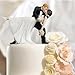 Homanda® A Romantic Dip Dancing Bride and Groom Couple Figurine Wedding Decoration Cake Topper