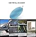 Anti-fog Car Rearview Mirror Film, Anti Water Mist Anti-glare Anti-Scratch, Rainproof HD Clear Nano Protective Film for Side Window Bathroom Vanity and Other Glass Mirrors (Oval 2PCS)