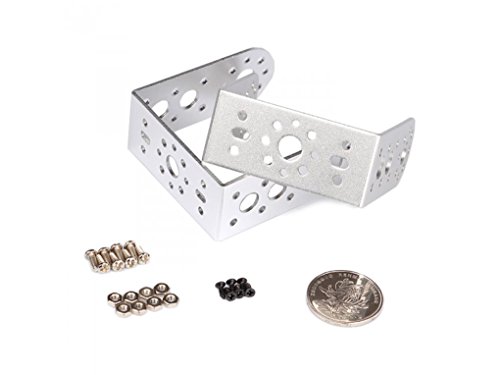 Cloud Sensor Aluminum Long "U" Servo Bracket Kit Silver
