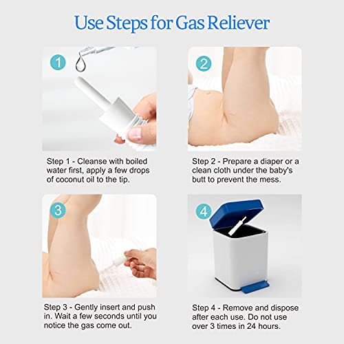 Gas and Colic Reliever for Babies, Baby Gas Passer, Natural Solution