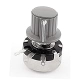 X-DREE 22K ohm 3 Terminal Round Shaft Carbon Linear