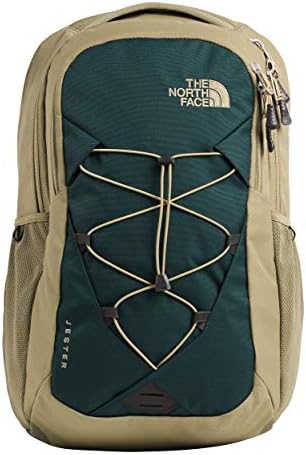tan north face backpack