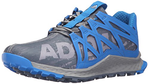 adidas Performance Men's Vigor Bounce m Trail Runner, Grey/Onix/Shock Blue, 11 M US