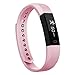 Fitness Tracker, MoreFit Slim Touch Screen Activity Health Tracker Wearable Pedometer Smart Wristband, Black/ Blush