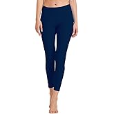 Micosuza Women's Swimming Tights Surfing Leggings Ankle-Length Rash Guard Capris Pants