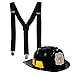 Tigerdoe Fireman Hat - 2 Pc Set - Fireman Helmet for Kids - Fireman Costume - Firefighter Accessories