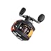 Cisno 11BB 6.3:1 10+1BB Ball Bearings Right Hand Bait Casting Fishing Reel Bait Casting Reels (Black)