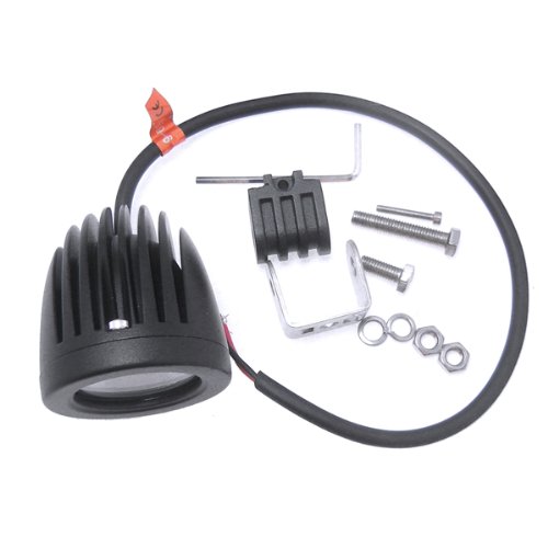 TMH 10w Cree LED Work Light Round Shape 60 Degree Flood Beam Lamp Off-road, 4wd, 4x4, Utv, Sand Rail, Atv, Suv, Motorbike, Motorcycle, Bike, Dirt Bike, Bus, Trailer, Truck, Train, Mining Truck, Excavator, Bulldozer, Crane, Road Roller, Fork Lift, Fire Eng