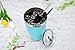 DYNAMIC SE 30oz Tumbler Double Wall Stainless Steel Vacuum Insulated Travel Mug with Splash-Proof Lid Metal Straw and Brush