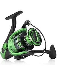 Carrete de pesca giratorio Ghosthorn   Arandelas de arrastre de fibra de carbono de 41,3 lb Max Drag   carrete de pesca giratorio ultra suave y potente de acero inoxidable BB agua dulce agua salada