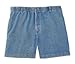 Harbor Bay Big & Tall Elastic-Waist Denim Shorts