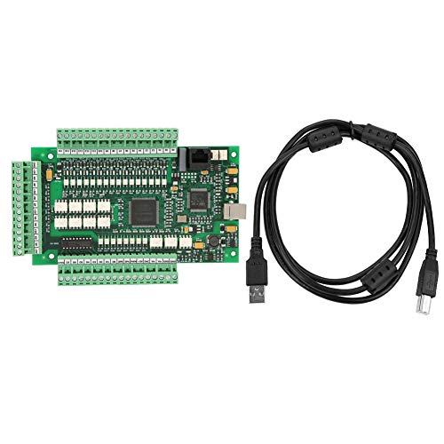 CNC USB Card, 3/4 Axis USB CNC Mach3 Controller E-Cut Motion Control Board Interface for CNC Engraving/Milling Machine and All Windows Versions((4axis))