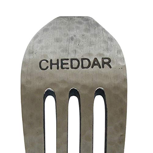 Epicureanist Rustic Cheese Fork Marker, Cheddar