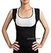 SlendShaper Women's Slimming Sweat Body Shaper, Burning Tummy Vest Neoprene Tank Top Sauna Vest for Weight Loss No Zip Black