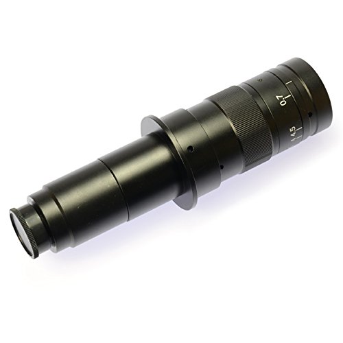 HAYEAR Monocular Max 180x Zoom C-Mount Glass Lens Adapter F/Industry Microscope Camera Objective - Thumbnail 2