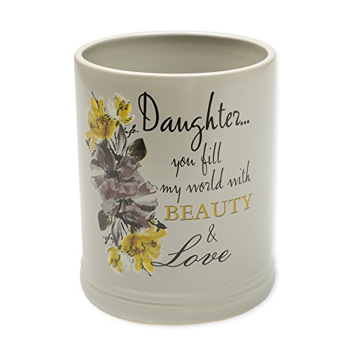 Elanze Designs Daughter Beauty & Love Ceramic Stoneware Electric Large