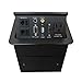 ZESHAN Hidden Pop Up Outlet with Power, VGA, HDMI, USB and 3.5Audio for Conference Table