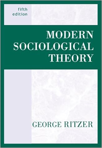 Amazon Com Modern Sociological Theory 9780072296044 Ritzer George Books