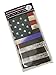 Police Officer Flag American Garden Flag Blue Line Police Garden Flag With TWO One Asterisk Decal