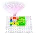 Pantheon Circuit Kit with Lighted Bricks Magnets 59 Different Projects in 1, Best STEM Educational Gift for Boys and Girls Ages 6-14, Science Experiment Kit w Electronic Blocks, Circuits for Kids