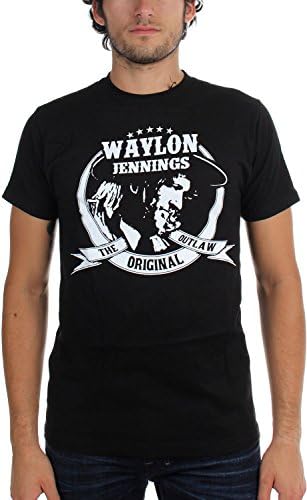 Waylon Jennings Original Outlaw Country Rock Band Adult T-Shirt Tee-xxl