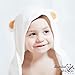 Bamboo Hooded Towel | Made From Organic Bamboo | Extra Soft & Quickly Dries Babies Sensitive Skin | Best Baby Shower Gift for Girl, Boy or Newborn | Premium Bath Towels with a Cute Animal Hood